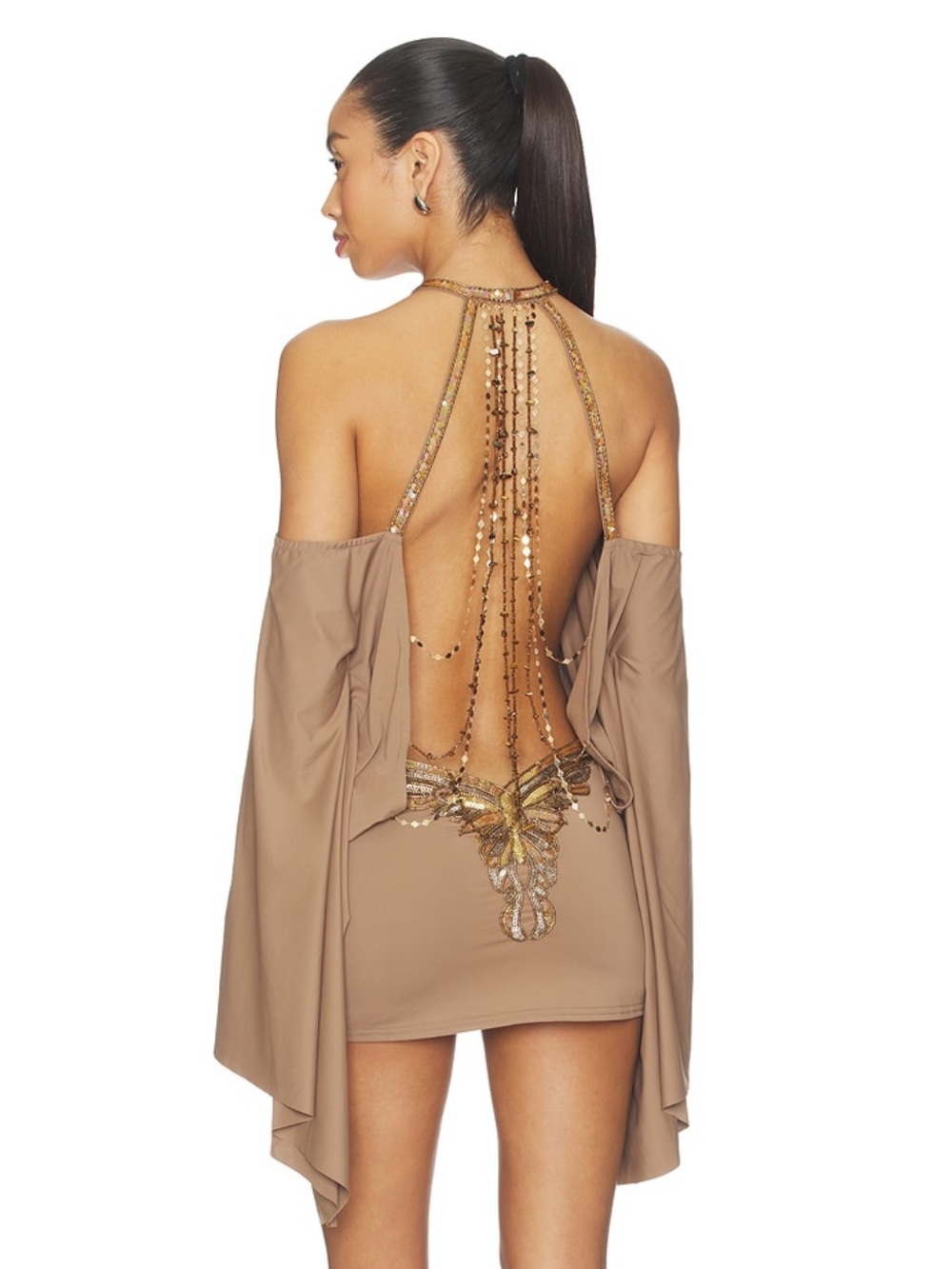 Jaded London backless dress